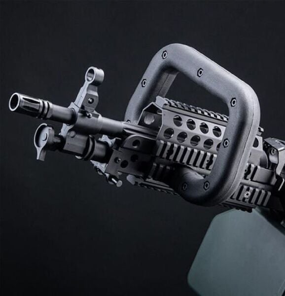 A&K Mugen M249 MK46 SAW LMG Siyah AEG Airsoft Tüfek