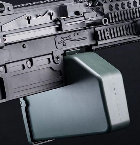 A&K Mugen M249 MK46 SAW LMG Siyah AEG Airsoft Tüfek