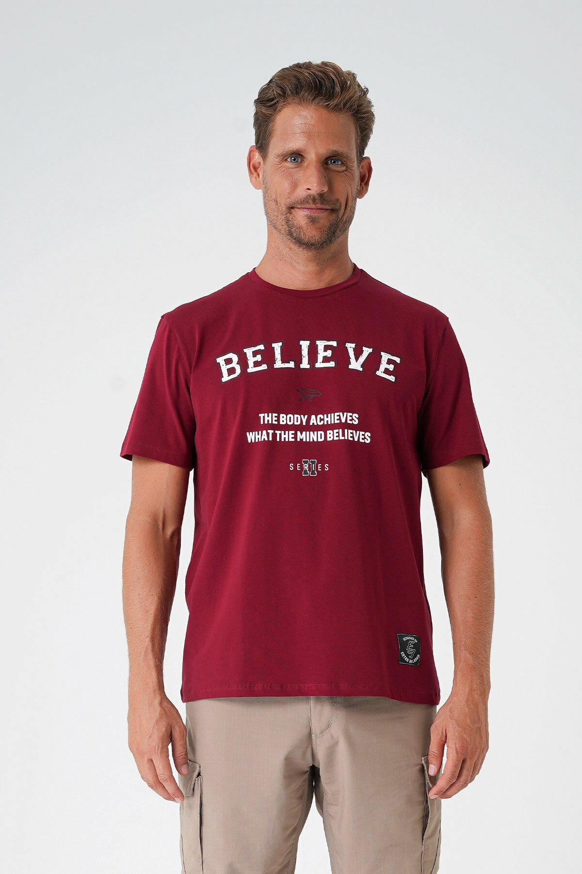Believe T-shirt By Ertan Balaban Believe T-shirt By Ertan Balaban   BORDO L BORDO 4XL