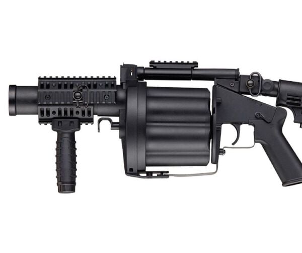 ICS MGL Tam Boy Airsoft Revolver Bombaatar - Siyah