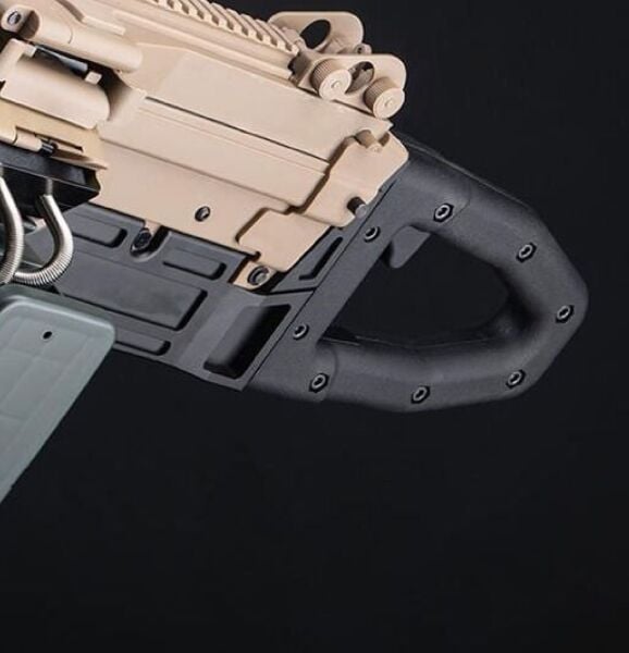 A&K Mugen M249 MK46 SAW LMG Tan AEG Airsoft Tüfek