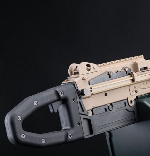 A&K Mugen M249 MK46 SAW LMG Tan AEG Airsoft Tüfek