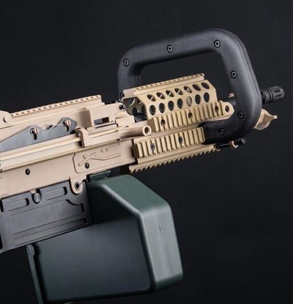 A&K Mugen M249 MK46 SAW LMG Tan AEG Airsoft Tüfek