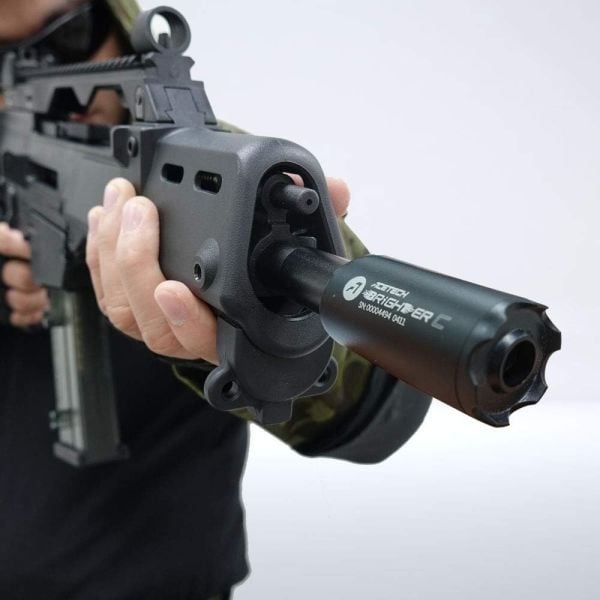Acetech Predator MKII Airsoft Tracer Susturucu + BrighterC + Çift adaptor dahili set
