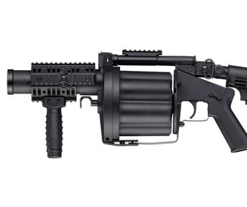 ICS MGL Tam Boy Airsoft Revolver Bombaatar - Siyah