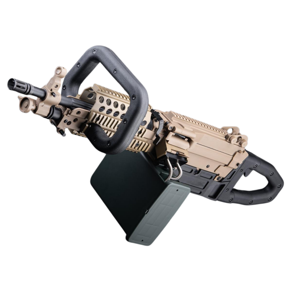 A&K Mugen M249 MK46 SAW LMG Tan AEG Airsoft Tüfek | AK Airsoft