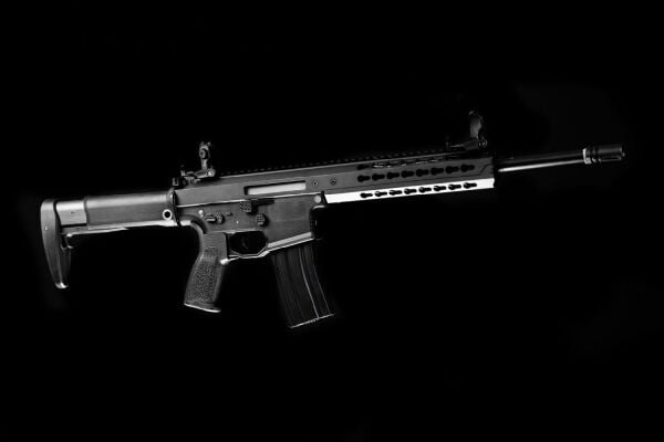 DBOYS M4 10'' L-Type Metal KeyMod Siyah AEG Airsoft Tüfek