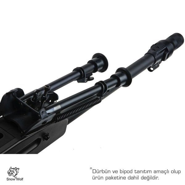 SnowWolf SV-98 SIYAH Bolt Action Airsoft Sniper Tüfeği AWP AWM