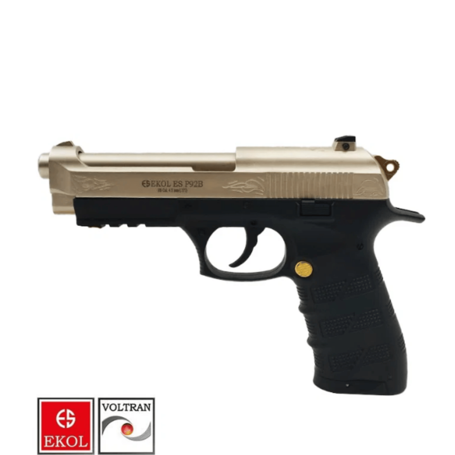 EKOL S P92 B Polimer Saten Altın Havalı Tab Blwbck