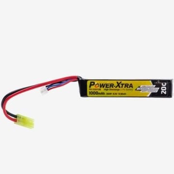 Power Xtra 11.1V Li-Po Pil 1000mAh 20C Single Stick