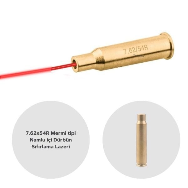 SCBCR-09 // 7.62x54mm Bore Sight Namlu içi Dürbün Sıfırlama Lazeri