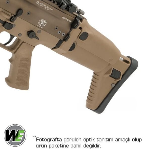 WE-TECH SCAR-L CQB Airsoft Tüfek TAN