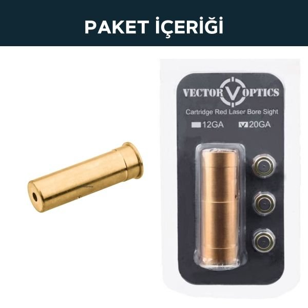 Vector Viperay 20Kalibre Bore Sight Namlu içi Dürbün Sıfırlama Lazeri SCBCR-10