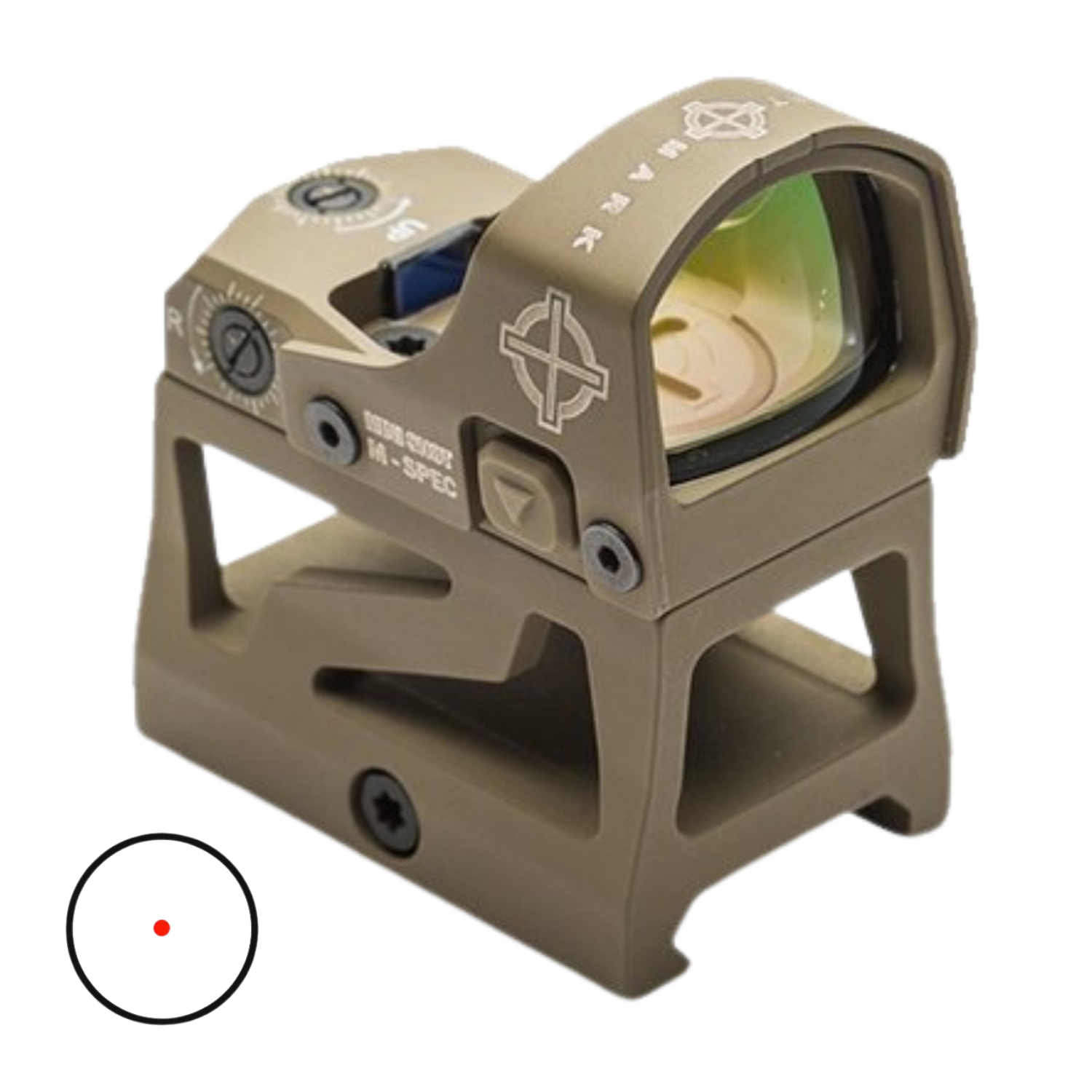 Mini Shot M-Spec FMS Reflex Sight DARK EARTH SM26043DE