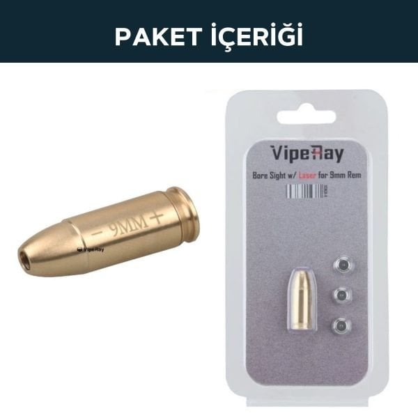 SCBCR-11 // Vector Optics 9mm Bore Sight Namlu içi Reddot Sıfırlama Lazeri