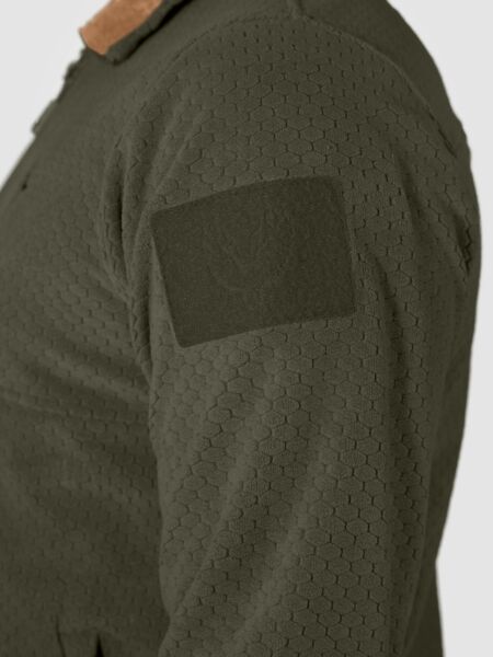 MUDEIR Balıkçı Yaka Petek Model Cepli Polar Yalım HAKİ PASİF ÜRÜN 3XL 3XL