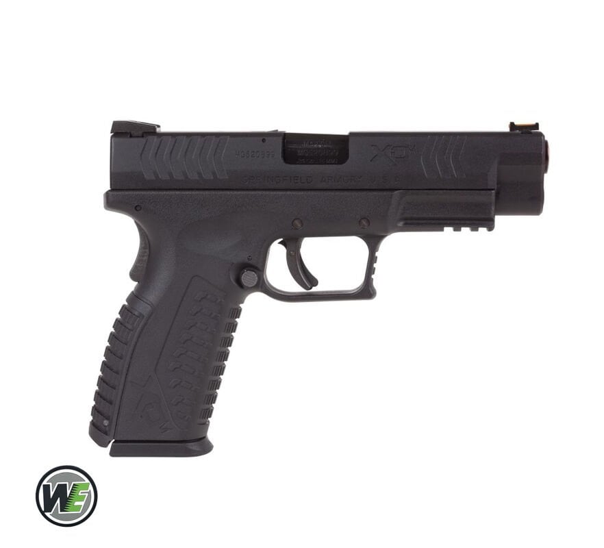 WE Springfield Armory XDM4.5 SIYAH 6mm GBB Airsoft Tabanca