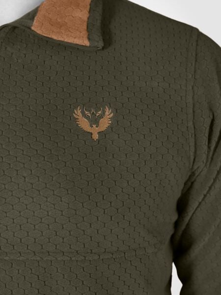 MUDEIR Balıkçı Yaka Petek Model Cepli Polar Yalım HAKİ MUDEIR Balıkçı Yaka Petek Model Cepli Polar Yalım HAKİ M M