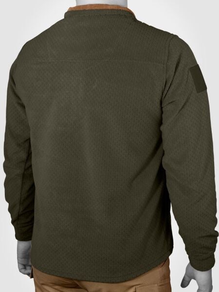 MUDEIR Balıkçı Yaka Petek Model Cepli Polar Yalım HAKİ MUDEIR Balıkçı Yaka Petek Model Cepli Polar Yalım HAKİ M M