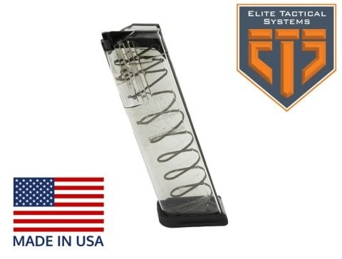 ETS GLOCK-17/19X/34 17RD SAYDAM POLİMER ŞARJÖR
