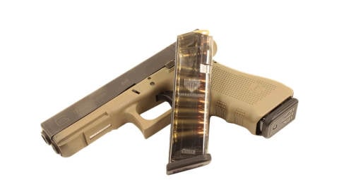 ETS GLOCK-17/19X/34 17RD SAYDAM POLİMER ŞARJÖR