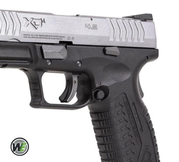 WE Springfield Armory XDM SILVER 2TONE 6mm GBB Airsoft Tabanca
