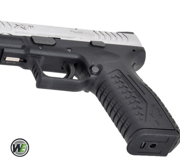 WE Springfield Armory XDM SILVER 2TONE 6mm GBB Airsoft Tabanca