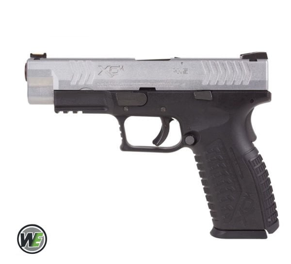 WE Springfield Armory XDM SILVER 2TONE 6mm GBB Airsoft Tabanca