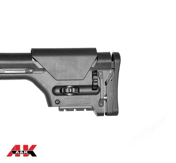 A&K M4 DMR Diamond Head Susturucu Replikalı AEG TÜFEK - Siyah