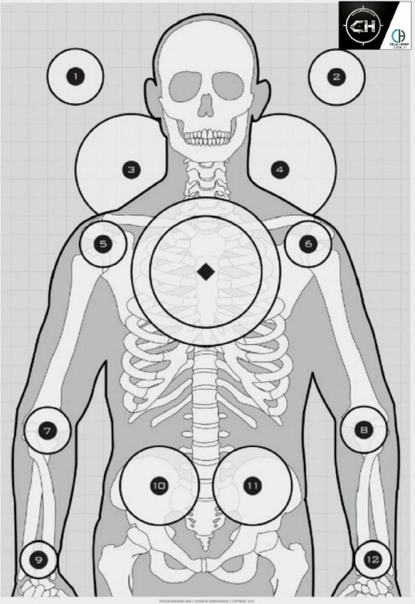 Kağıt Hedef Çeşitleri-Tek Renk 250 Adet 50x70cm MODEL-18