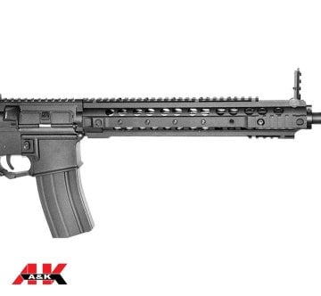 A&K M4 DMR Diamond Head Susturucu Replikalı AEG Airsoft Tüfek - Siyah