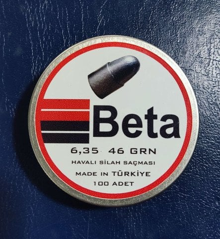BETA 6.35MM 46GRN HAVALI TÜFEK SAÇMASI