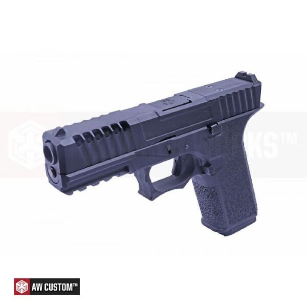 Cybergun AW Glock17 MOS Siyah VX7110 GBB Airsoft Tabanca RedDot Yuvalı