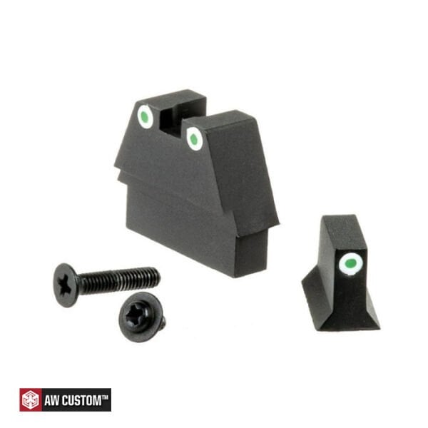 AW Glock17 MOS ZEV Tipi Reddot Yuvalı SIYAH Airsoft GBB Tabanca