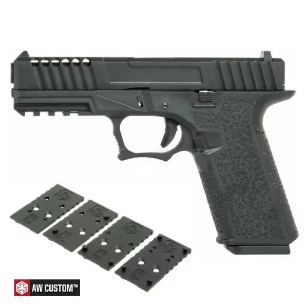 Cybergun AW Glock17 MOS Siyah VX7110 GBB Airsoft Tabanca RedDot Yuvalı
