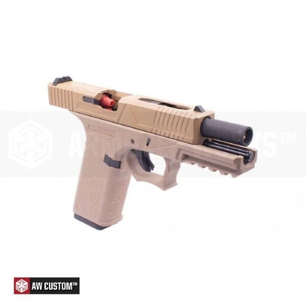 AW VX8301 Glock 18 Agency Full Auto Tan GBB Airsoft Tabanca