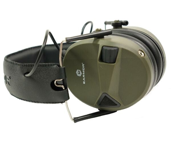 Opsmen Earmor Elektronik Atış Kulaklığı (Olive) Yeşil M30-FG