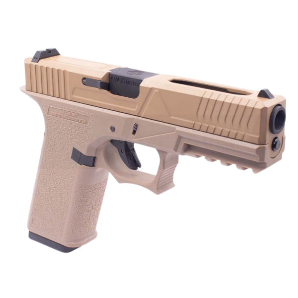 AW VX8301 Glock 18 Agency Full Auto Tan GBB Airsoft Tabanca