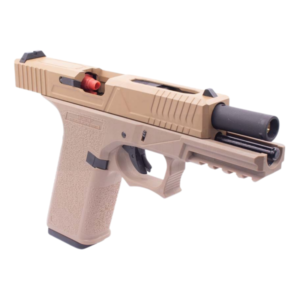 AW VX8301 Glock 18 Agency Full Auto Tan GBB Airsoft Tabanca
