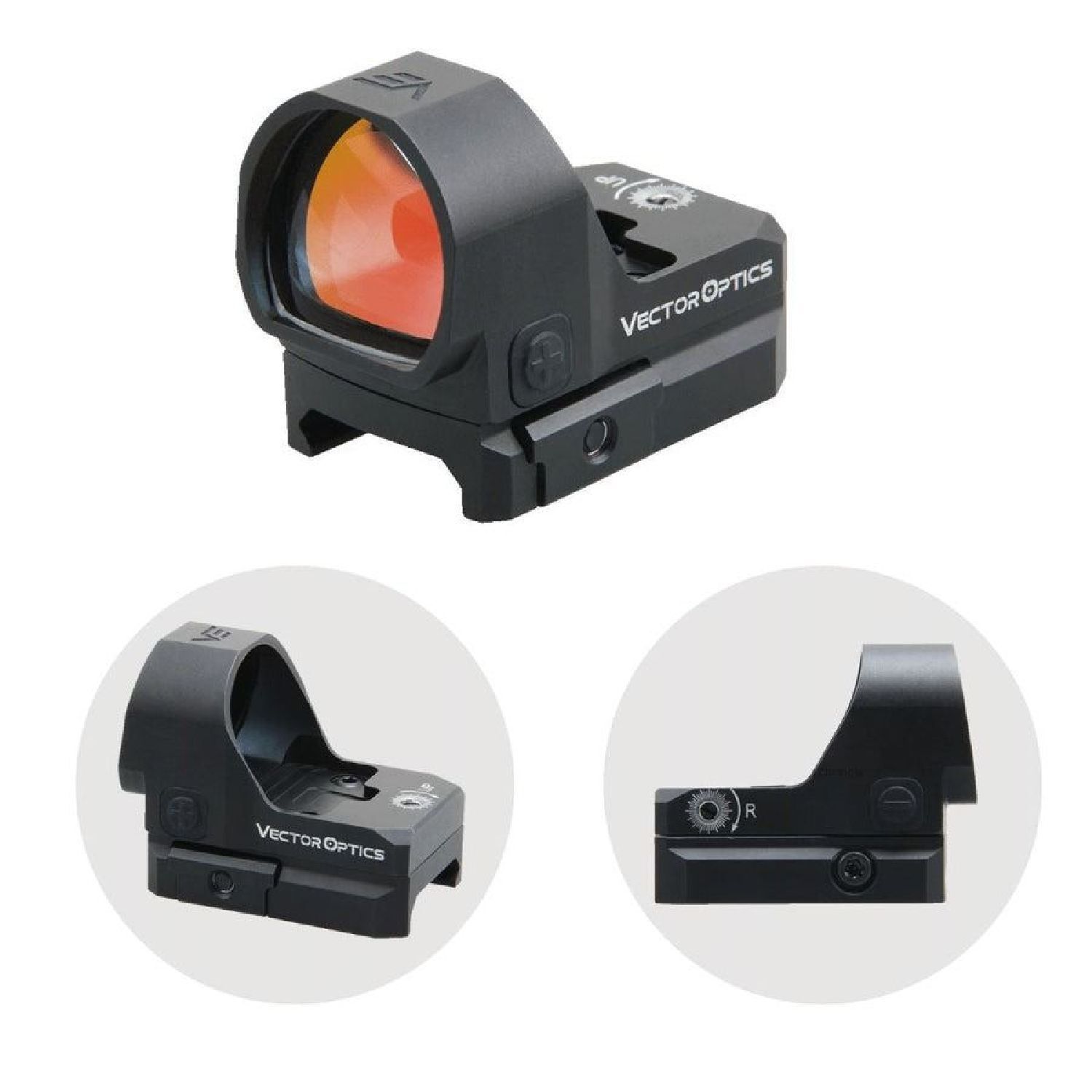 Vector Optics Frenzy-X 1x22x26 MOS 3MOA Auto ON/OFF Red Dot Nişangah RMR Ayak SCRD-36