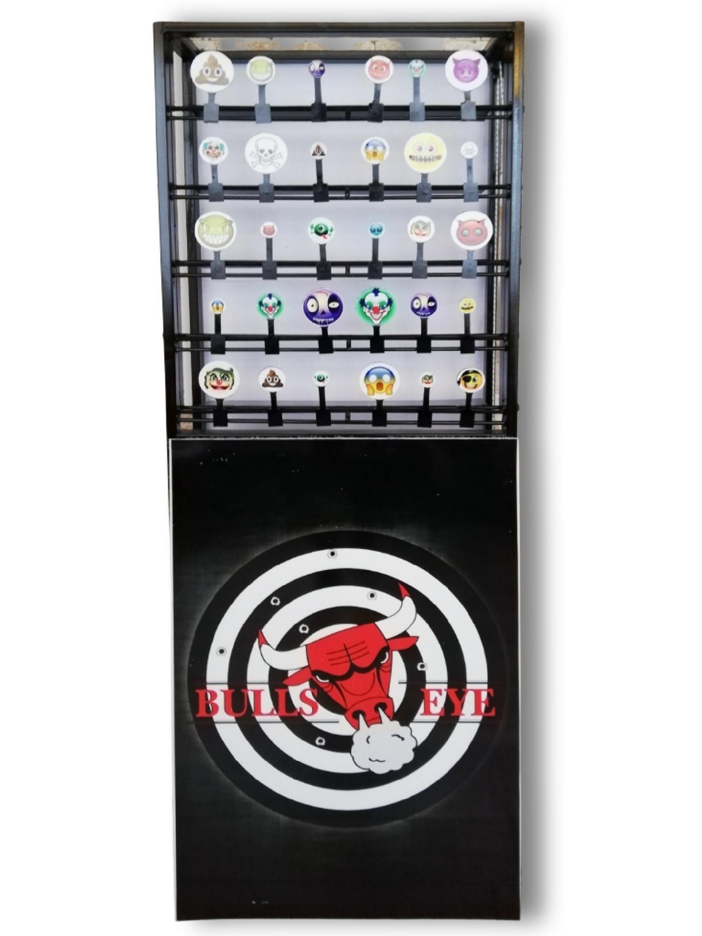 Airsoft Poligon 30 Figürlü İpli Makaralı Otomatik Hedef Sistemi (Yuvarlak Modelli Hedefler) AYAKLI MODEL