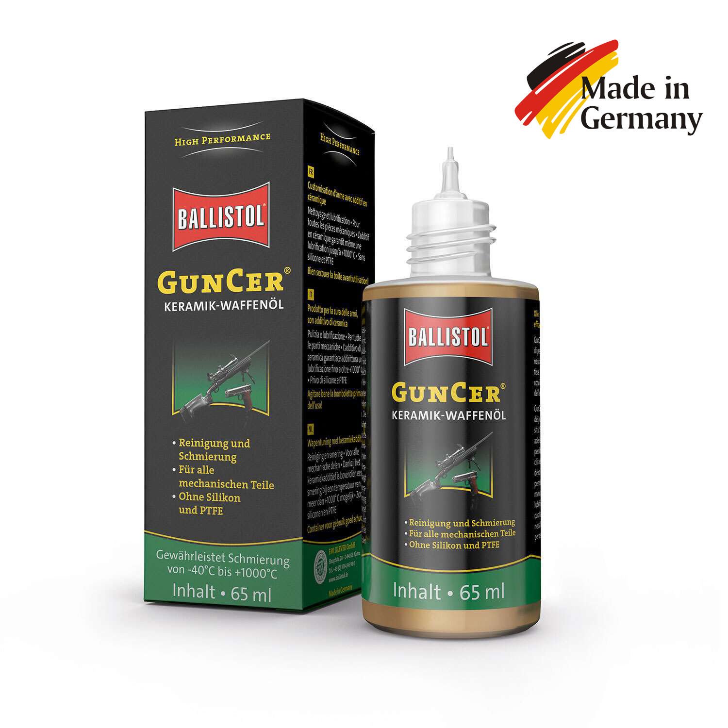 BALLISTOL GUNCER SERAMİK SİLAH YAĞI 65ML (DAMLATMA USÜL)