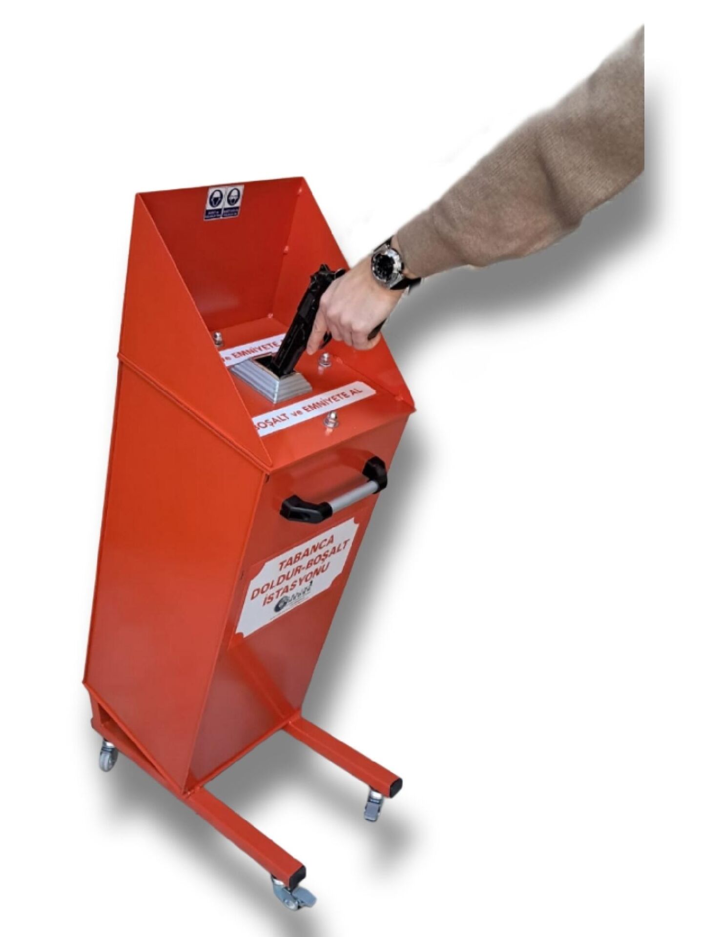 EGM Tip (Tabanca-Mp5 Hafif ve Ağır Makinalı Tüfek) Doldur Boşalt İstasyonu (Tabanca-Mp5 Hafif ve Ağır Makinalı Tüfek) Doldur Boşalt Varili