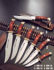 Muela BW-10 Bowie Serisi Mercan Ağacı Saplı Bıçak