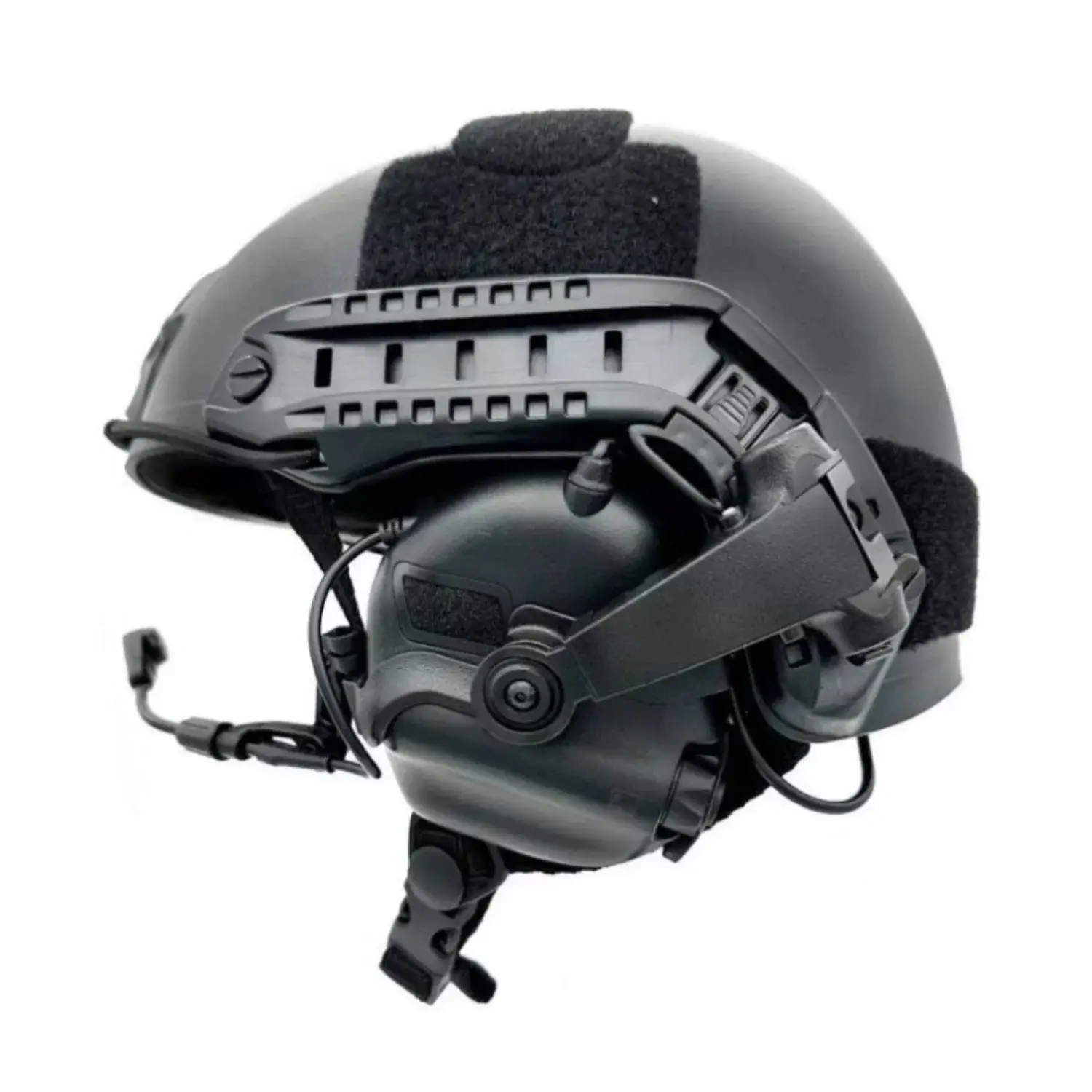 OPSMEN EARMOR M32X PLUS Kask Uyumlu Telsiz Girişli (Black) Siyah Elektronik Atış Kulaklığı