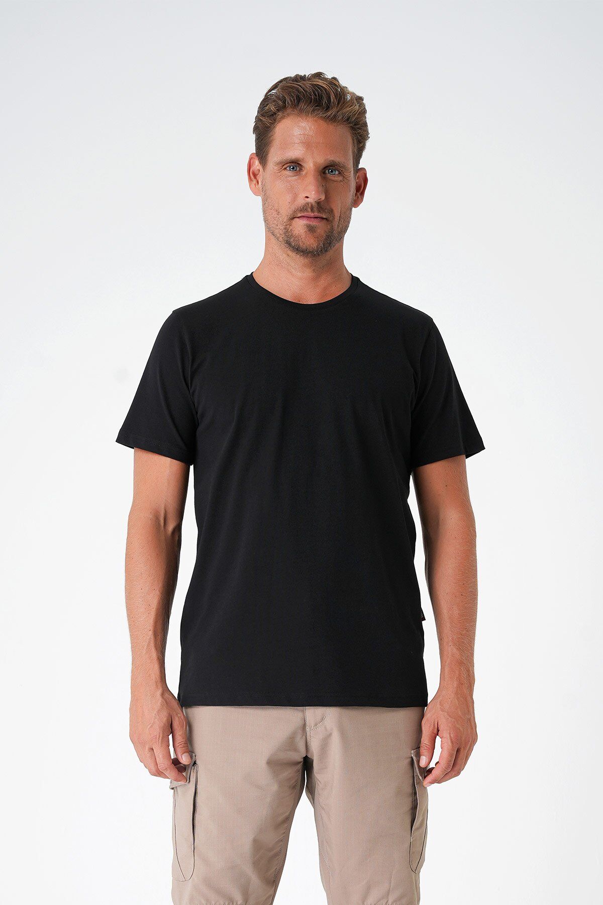 Casual Neo Organic T-shirt  - P-000289 Casual Neo Organic T-shirt  - P-000289 SİYAH 4XL SİYAH 4XL