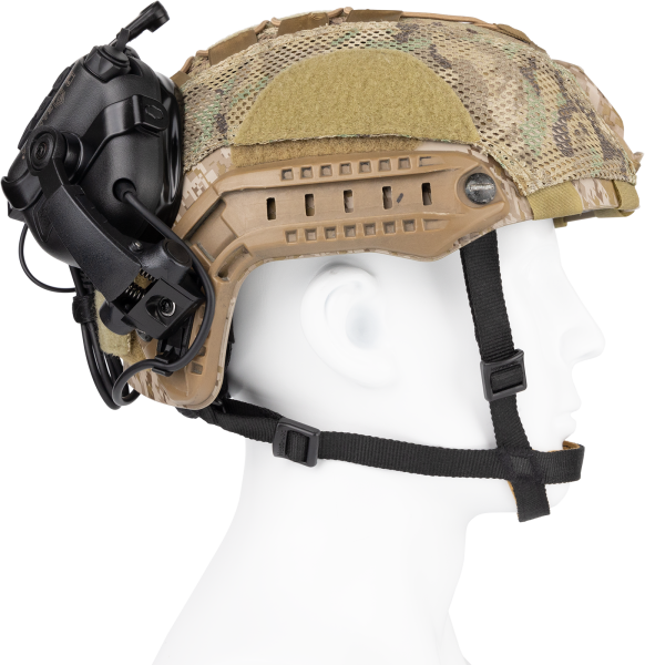EARMOR M32X PLUS Kask Atış Kulaklığı Kulak Koruma Telsiz Yuvalı (Cayote Brown) Kahverengi