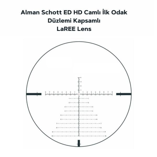 Vector Optics 34mm Continental 3-18x50FFP Tüfek Dürbünü SCFF-28