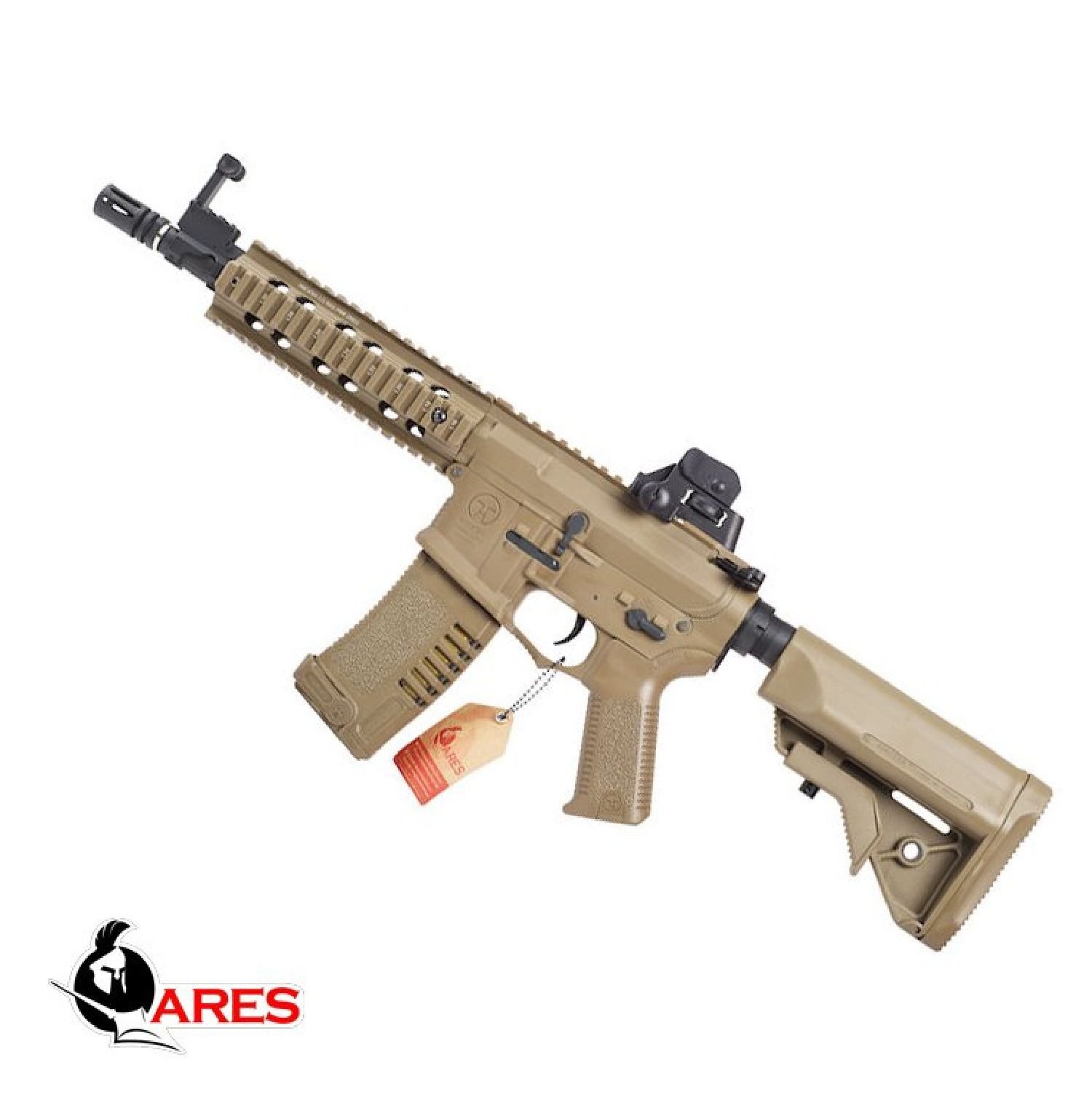 ARES Amoeba CG 10'' CQB M4 Tan FDE AEG Airsoft Tüfek