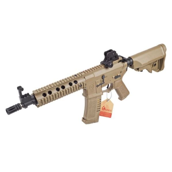 ARES Amoeba CG 10'' CQB M4 Tan FDE AEG Airsoft Tüfek